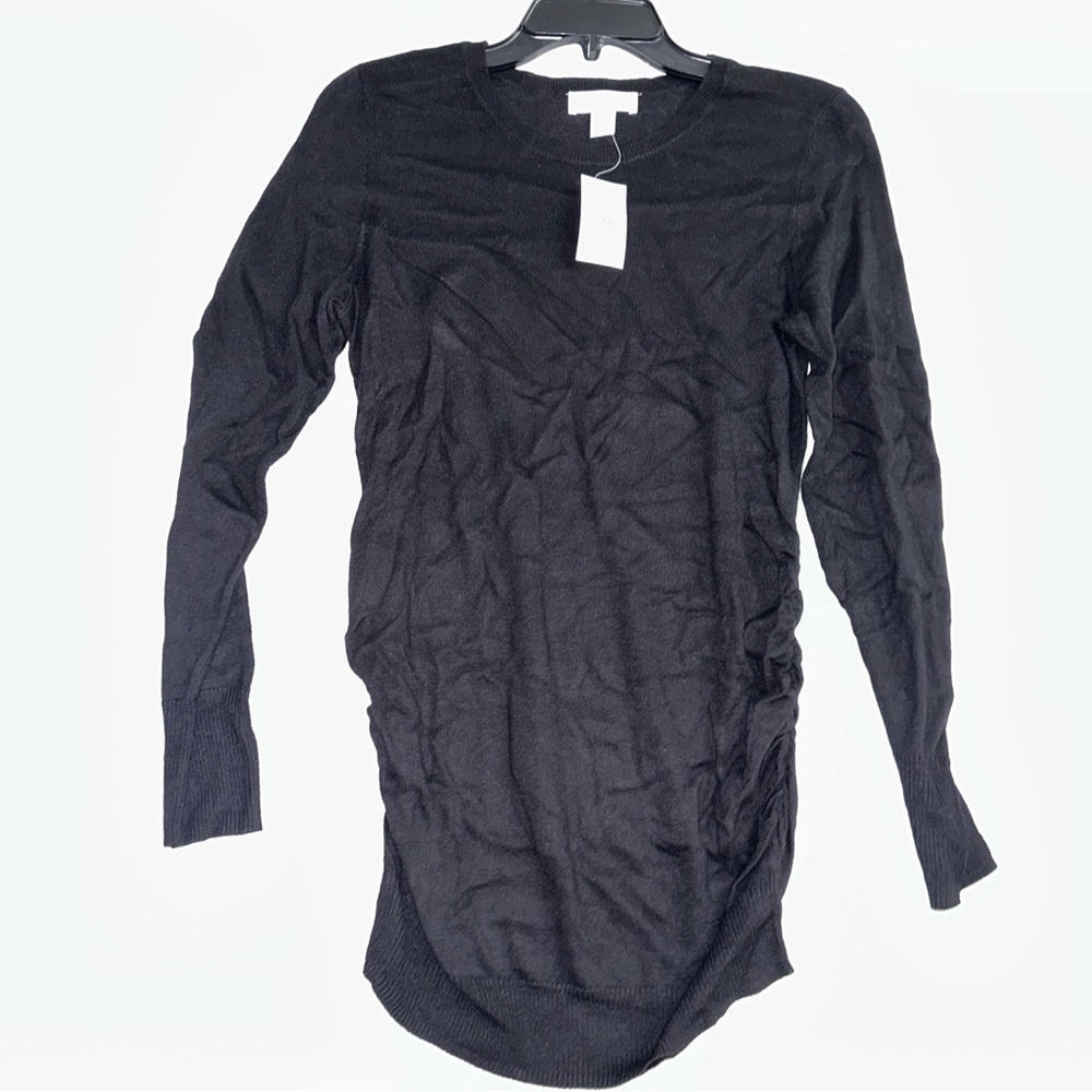 Motherhood Maternity Sweater Thin Black Size Medium  New With Tags